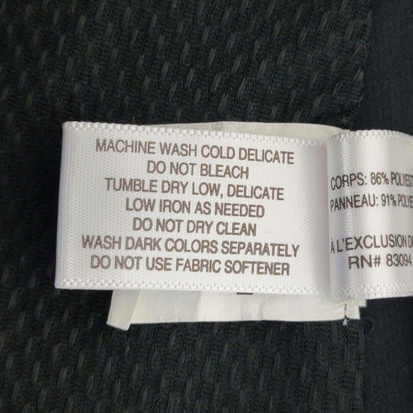 Cutter & Buck Black Performance Dry Tec 50+ Golf/Pickleball Skirt/Skort Sz L‎ - Picture 13 of 15